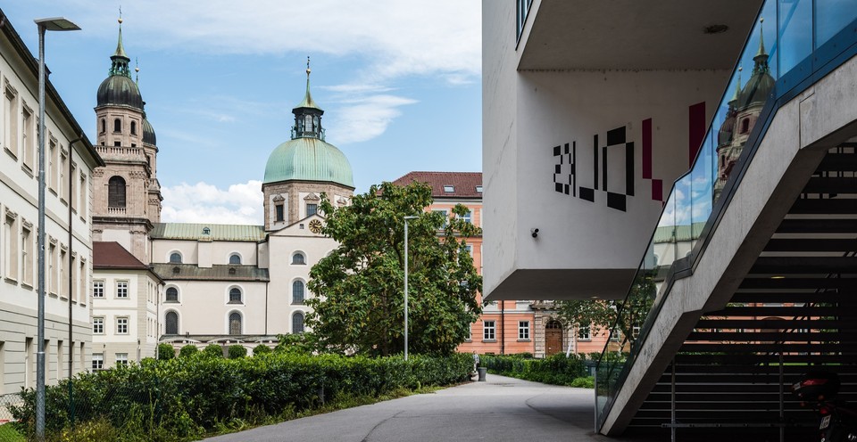 Campus der Universität Innsbruck.